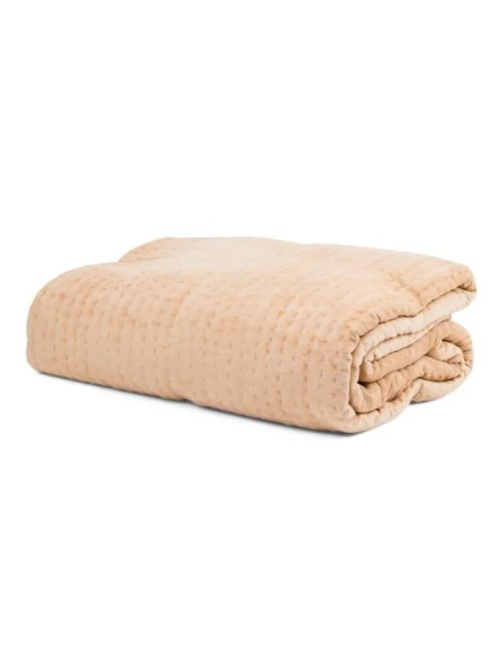 VILLA HOME Velvet Hand Stitched Quilt Set
